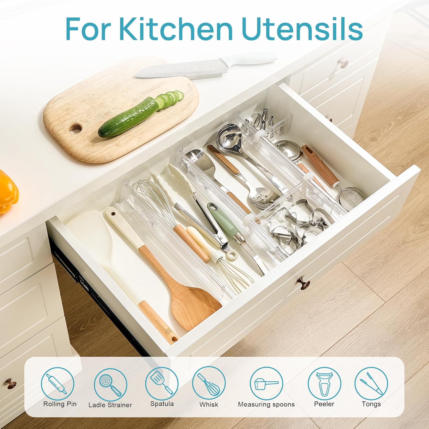 Drawer Divider Organiser Set (8-Piece)