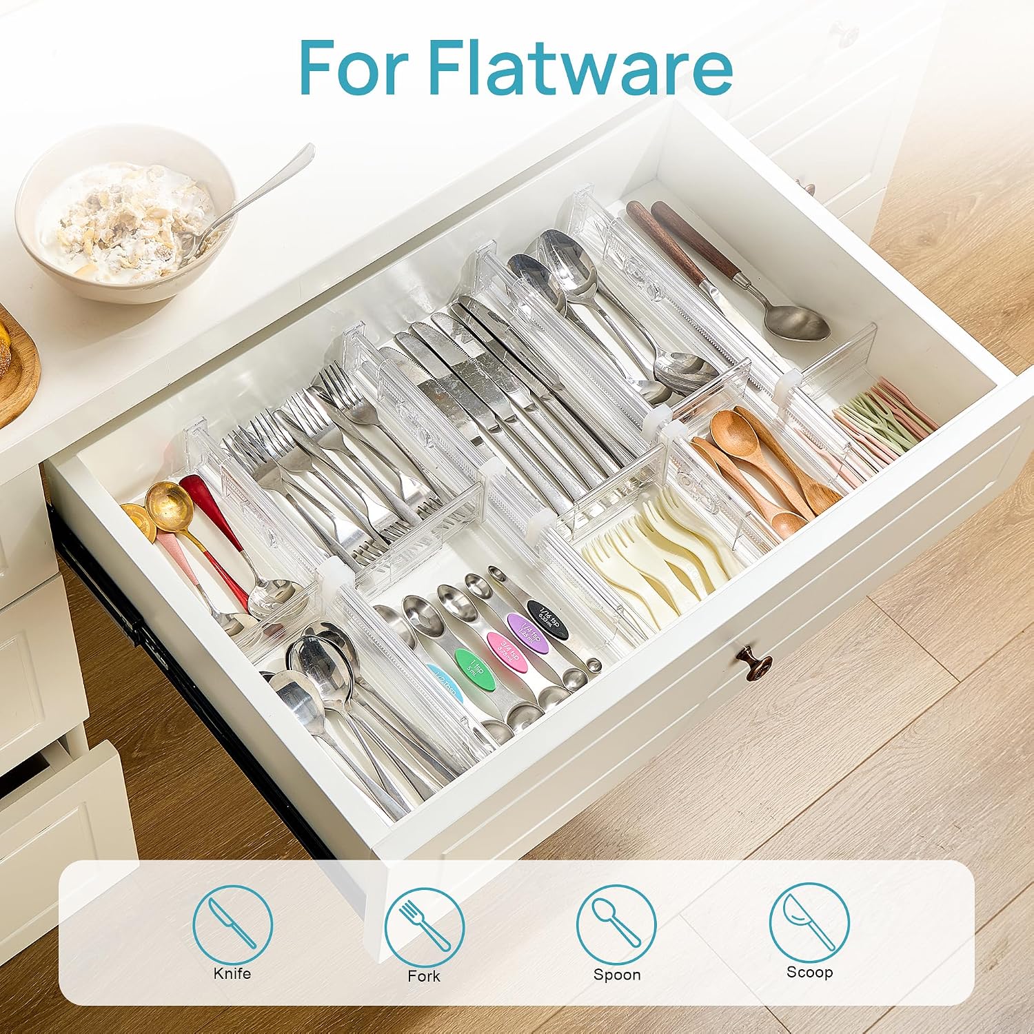 Drawer Divider Organiser Set (8-Piece)