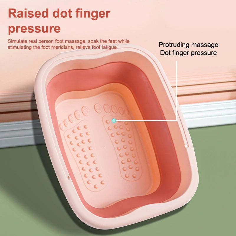 Foldable Foot Spa Bucket — Melt Away the Day