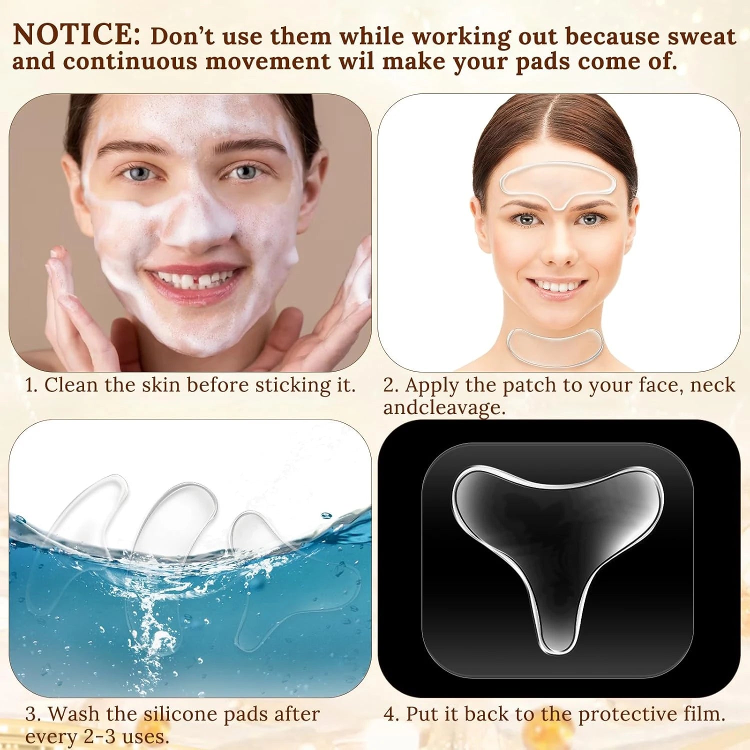 Overnight Décolleté Smoothing Pads — Wake Up Wrinkle-Free