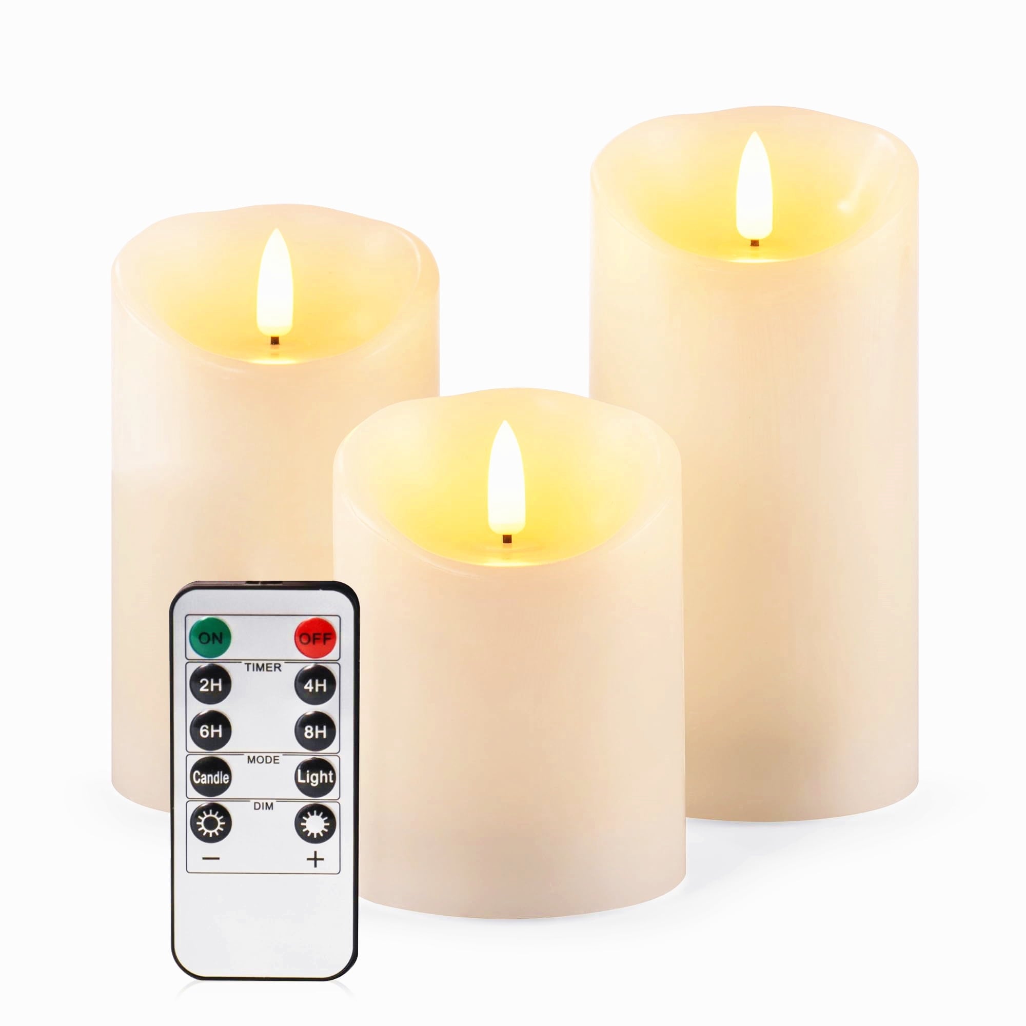 Flameless LED Candle Trio Set