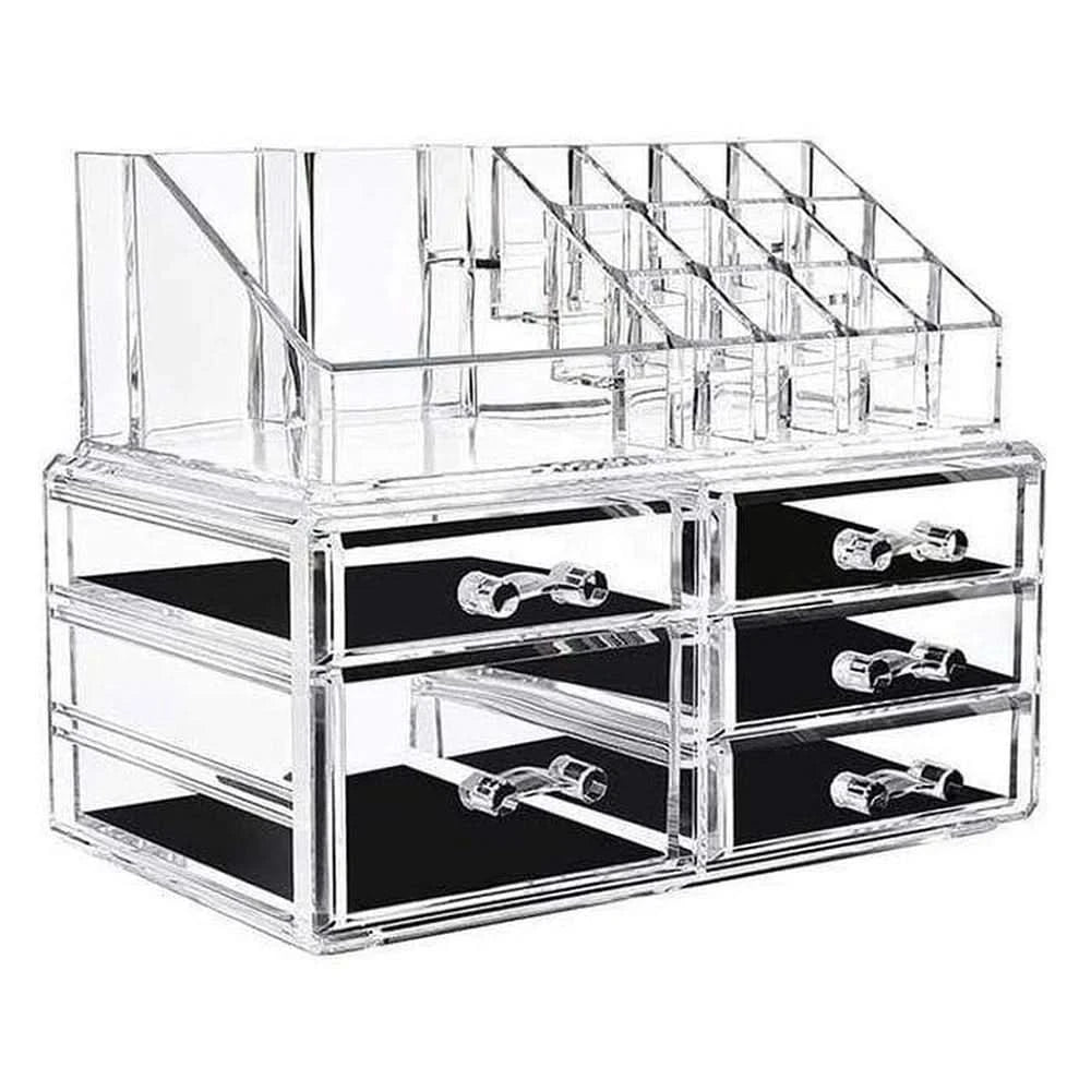 Acrylic Makeup Organiser – Clear Cosmetic Storage