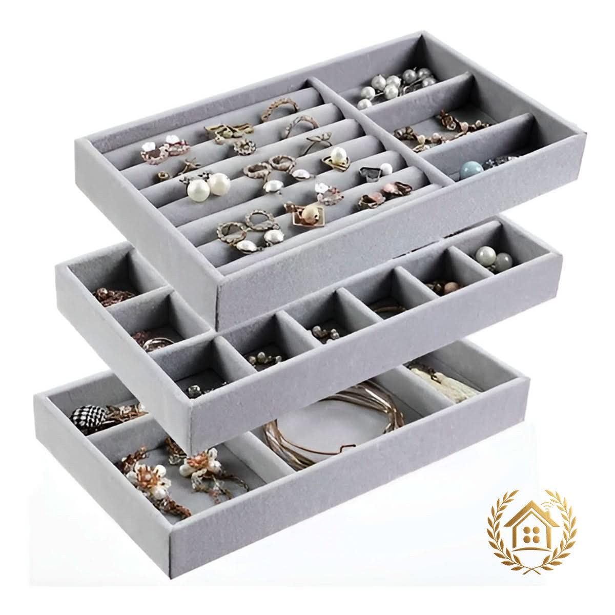 Acrylic Jewellery Organiser – 3 Crystal‑Clear Drawers