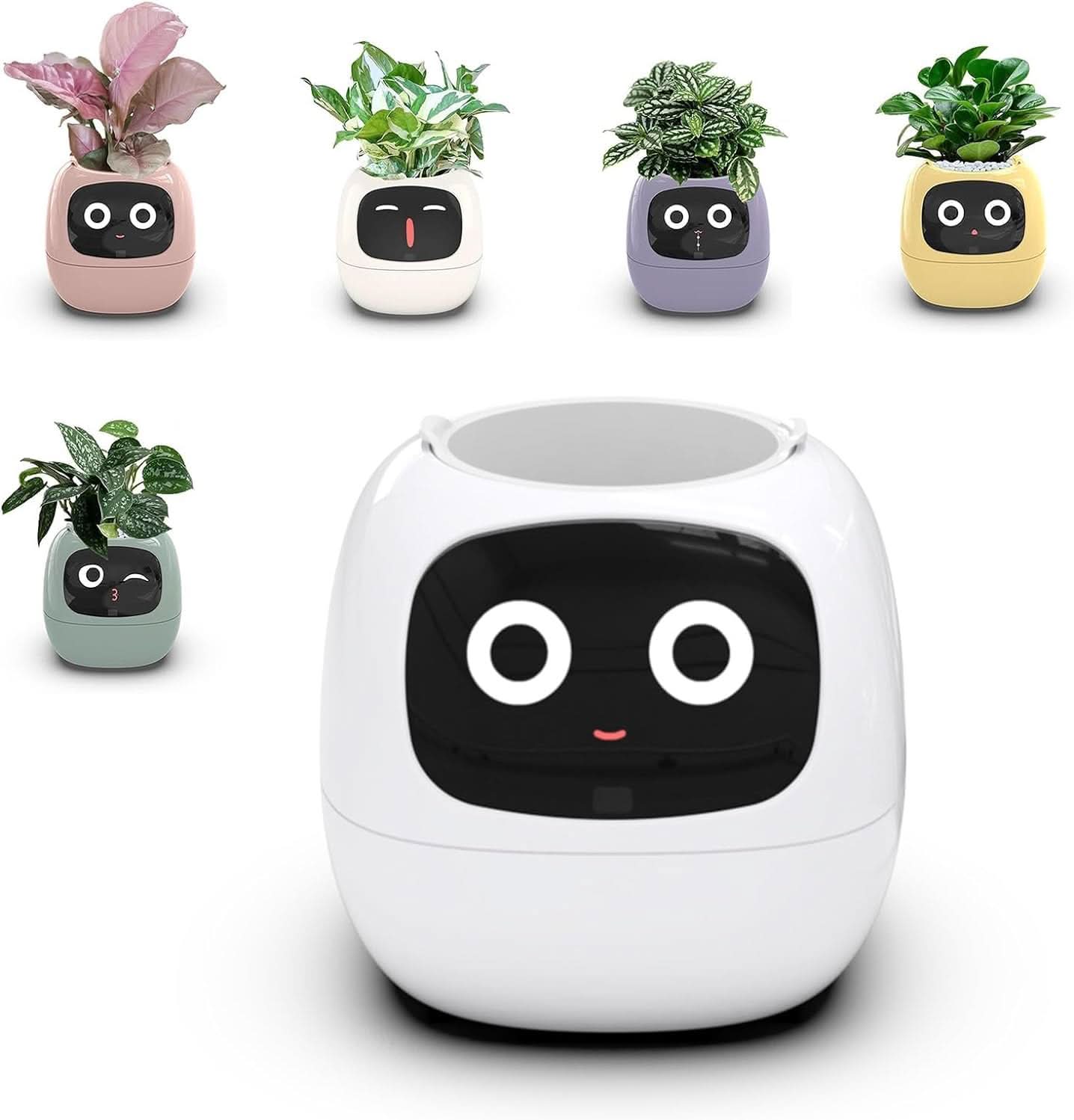 Smart Plant Pot – Self‑Watering Planter with Grow Light