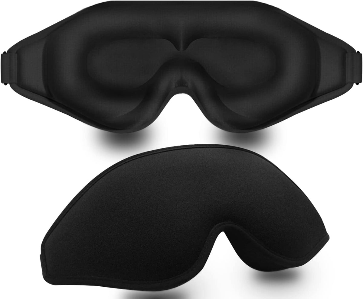3D Contoured Sleep Mask — Total Blackout, Zero Pressure — photo 2