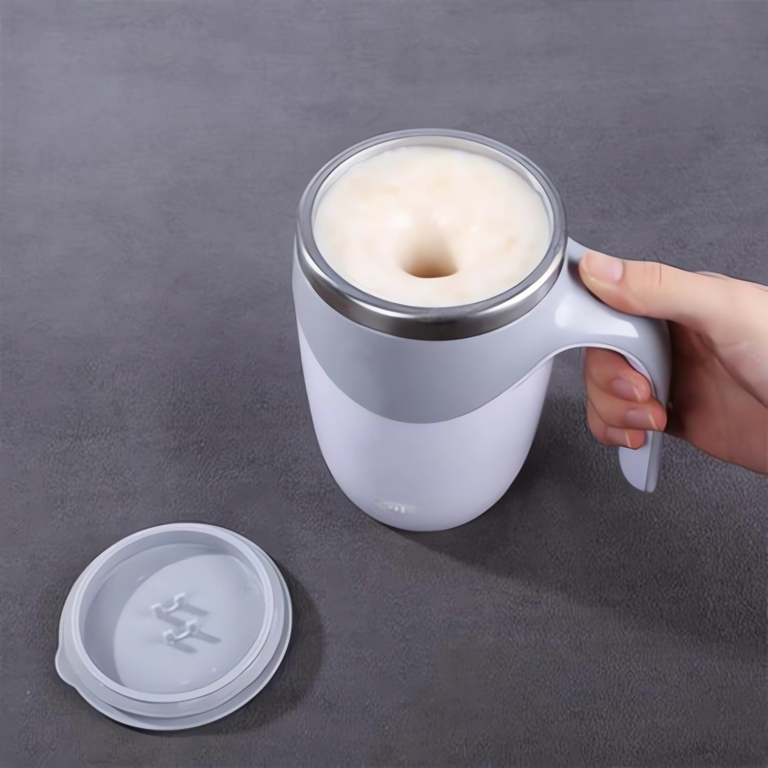 Self-Stirring Mug Warmer Set — photo 4