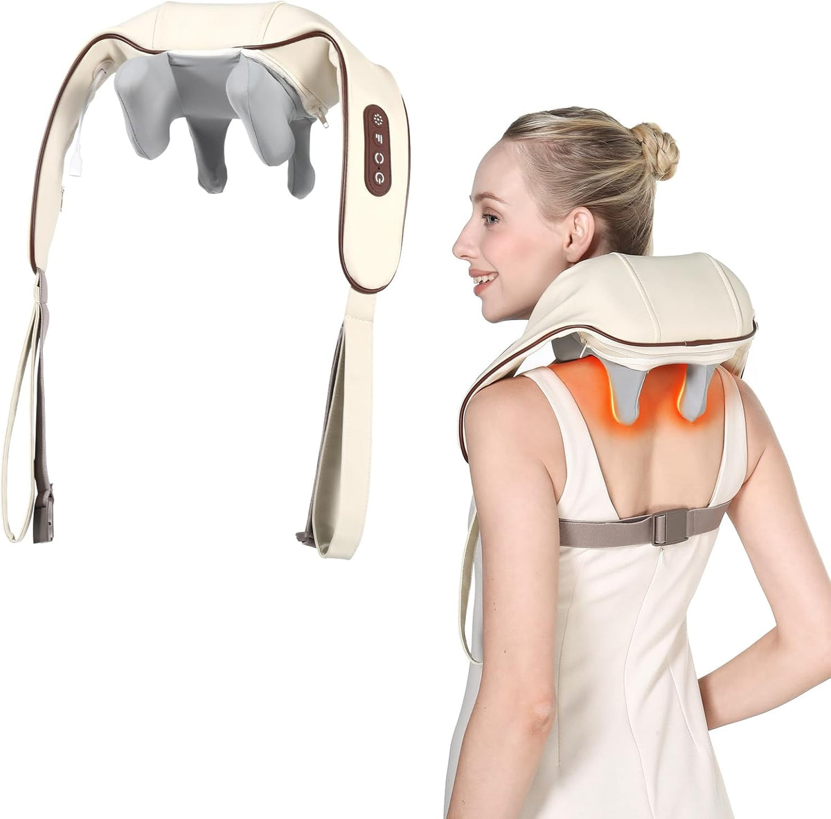 Neck & Shoulder Heated Massage Wrap — photo 5