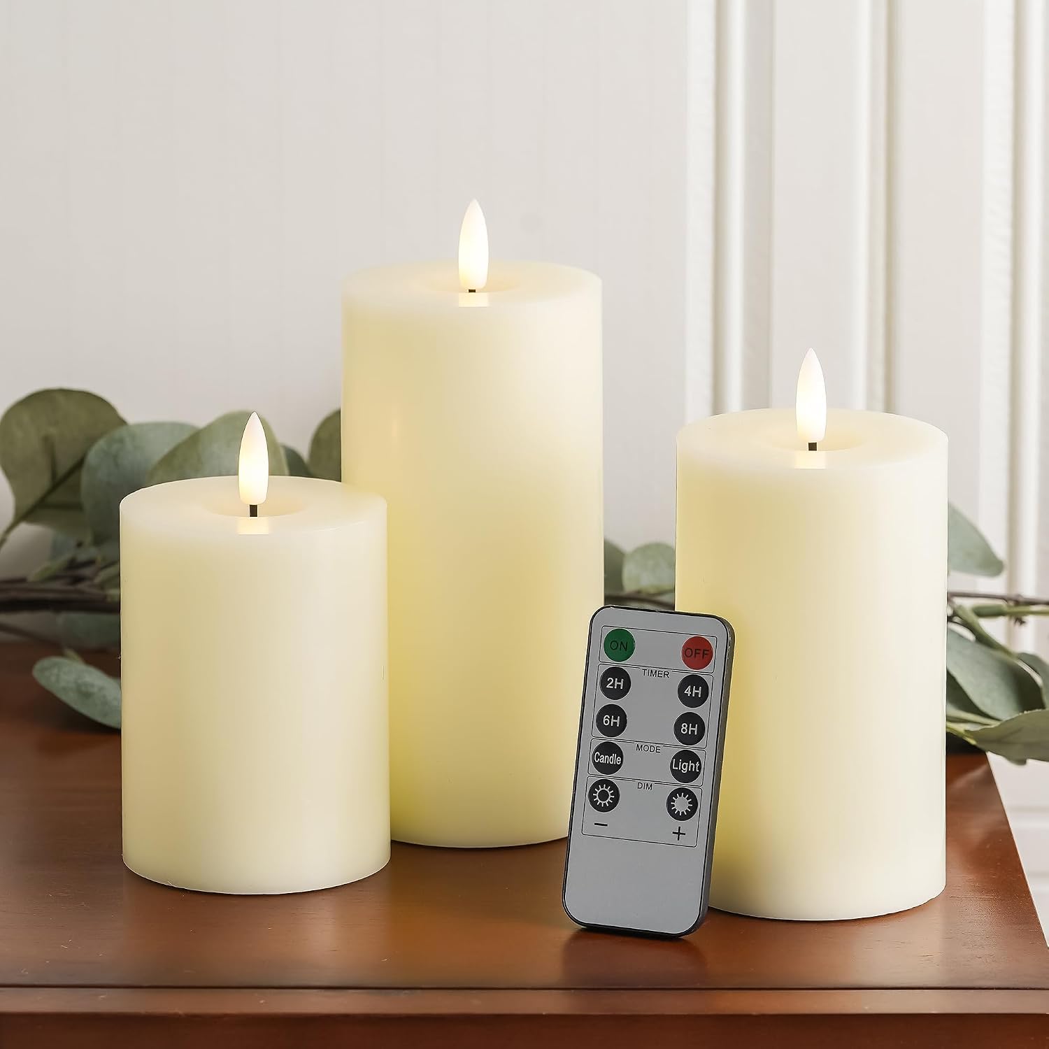 Flameless LED Candle Trio Set