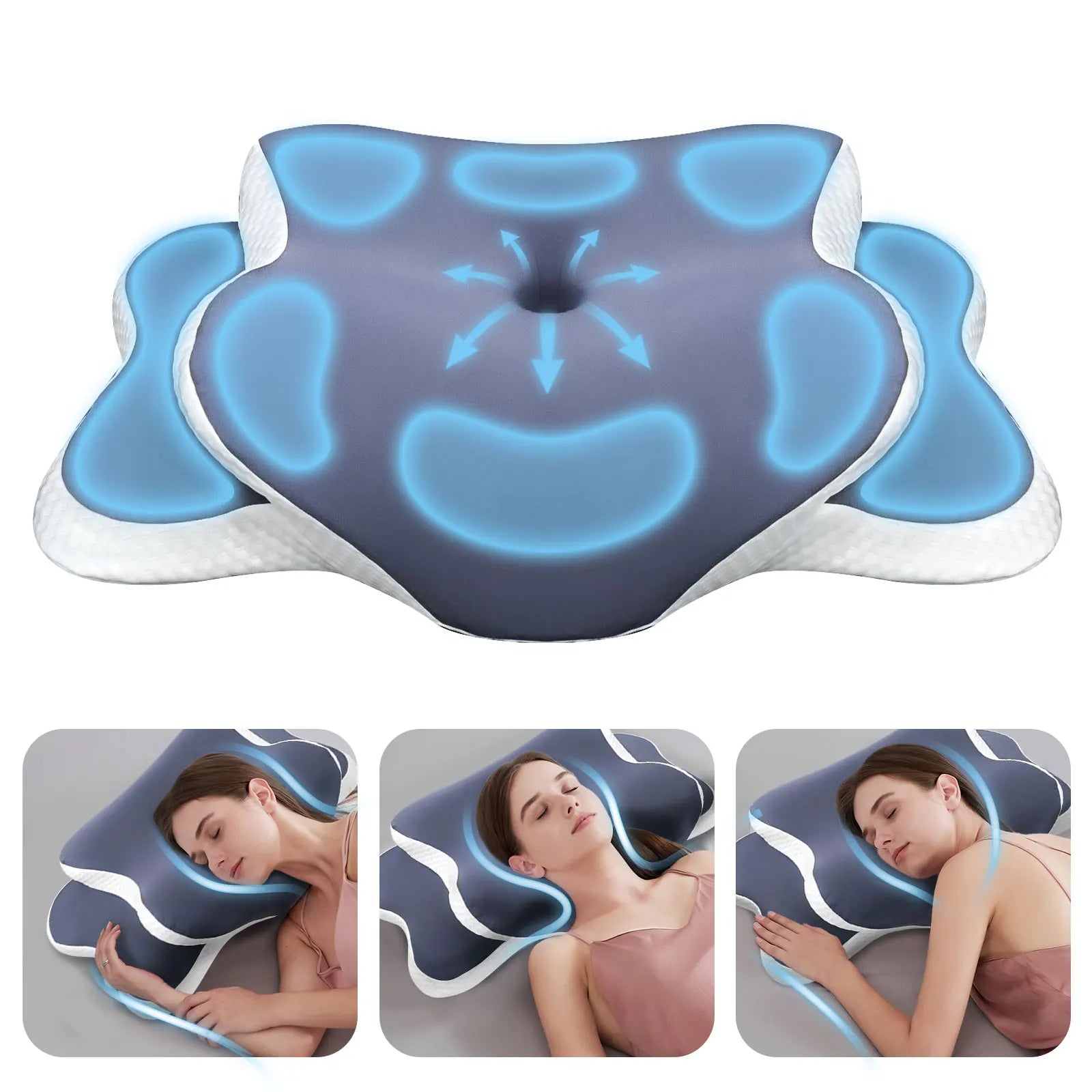 Ergonomic Memory Foam Pillow — Wake Up Without Neck Pain