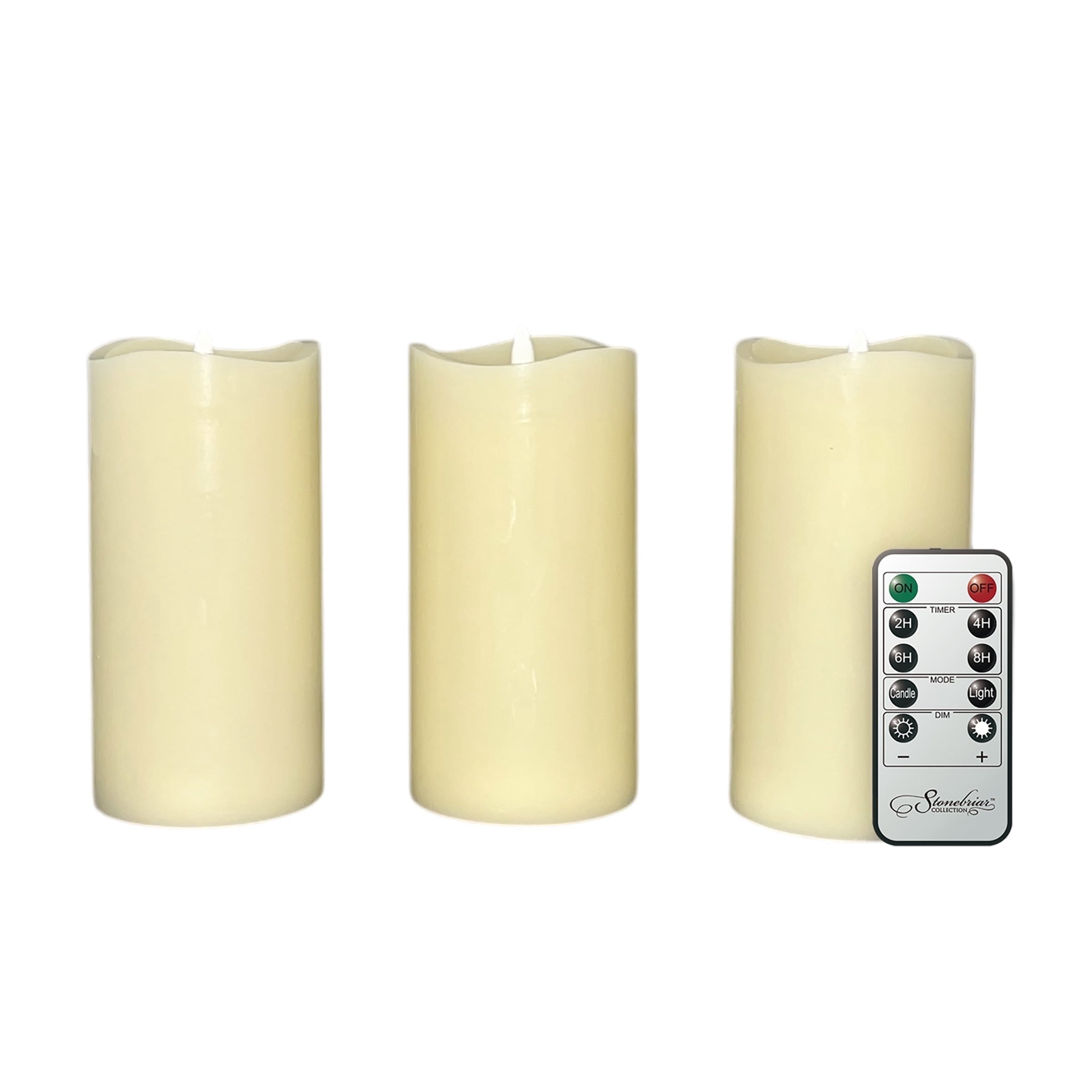Flameless LED Candle Trio Set