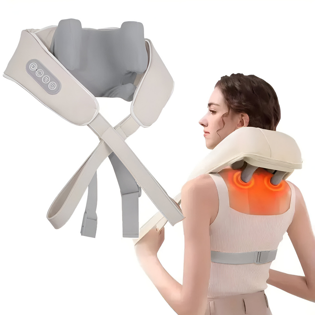 Neck & Shoulder Heated Massage Wrap — photo 3