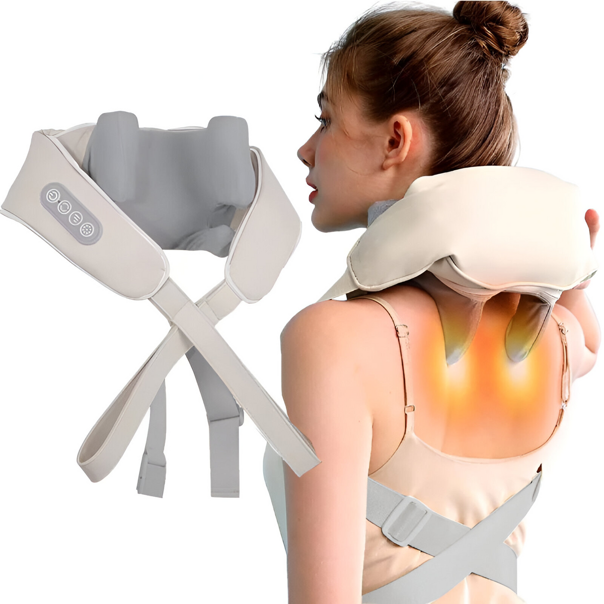 Neck & Shoulder Heated Massage Wrap — photo 4