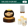 The Cozy Glow Set — Lamp, Diffuser & Candle Trio