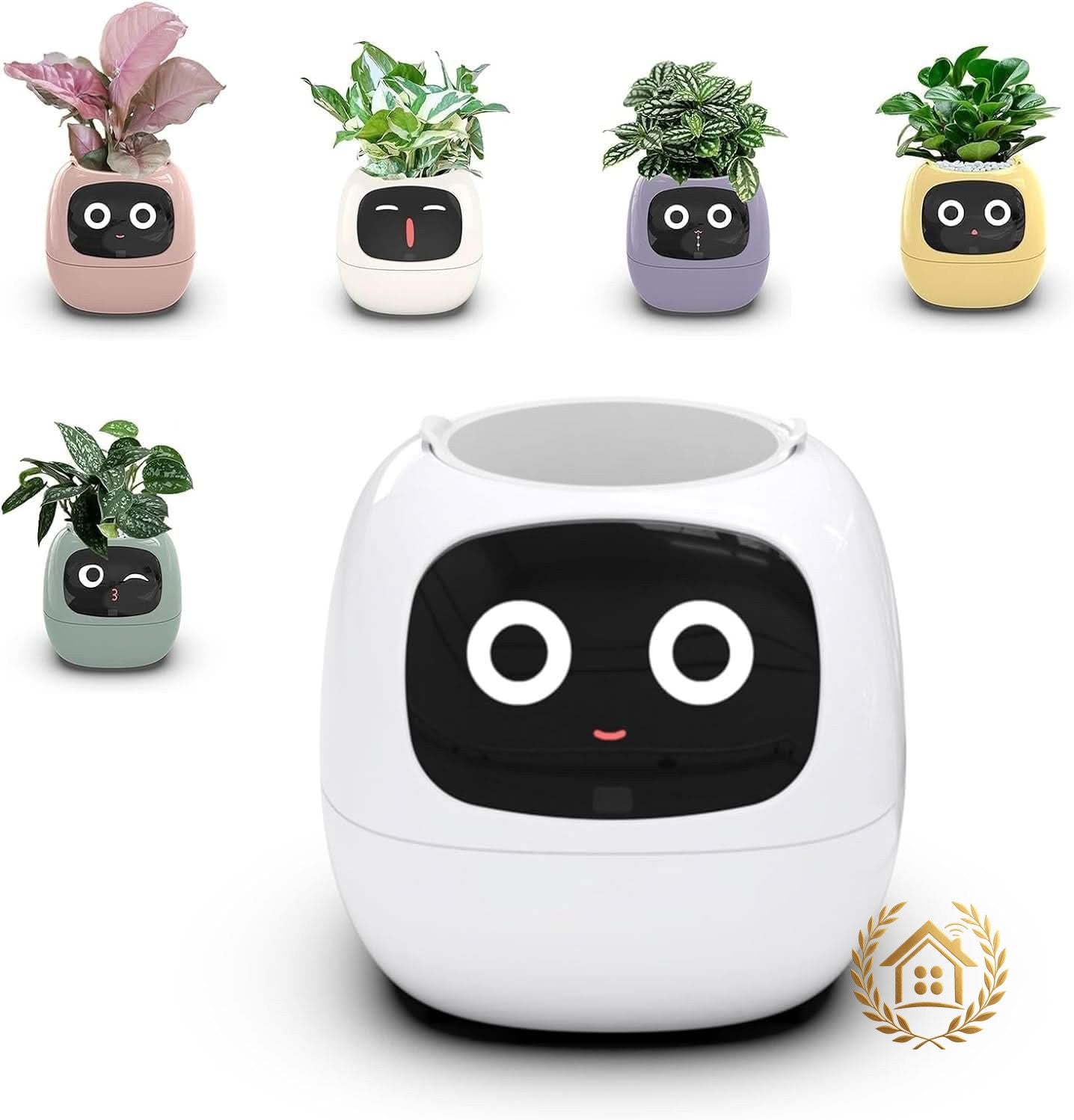 Smart Plant Pot – Self‑Watering Planter with Grow Light